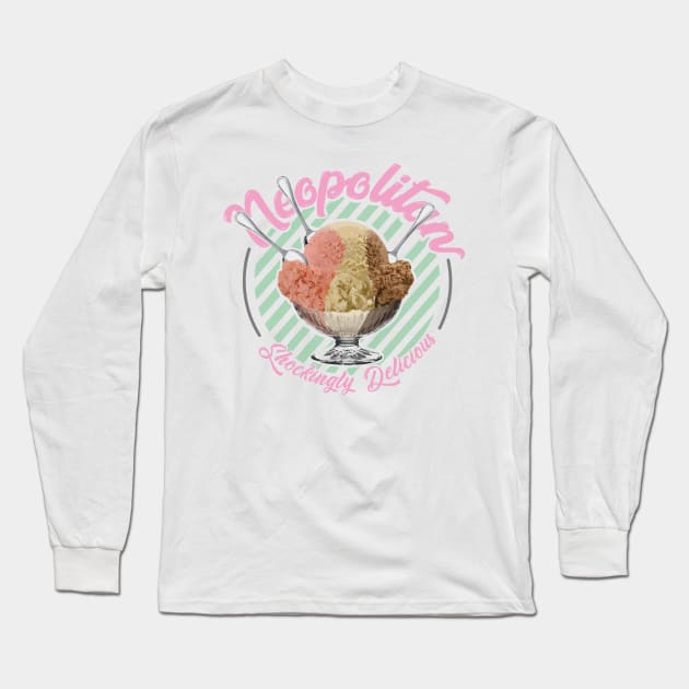 The Shocker of Neopolitan Long Sleeve T-Shirt by shablamaflam